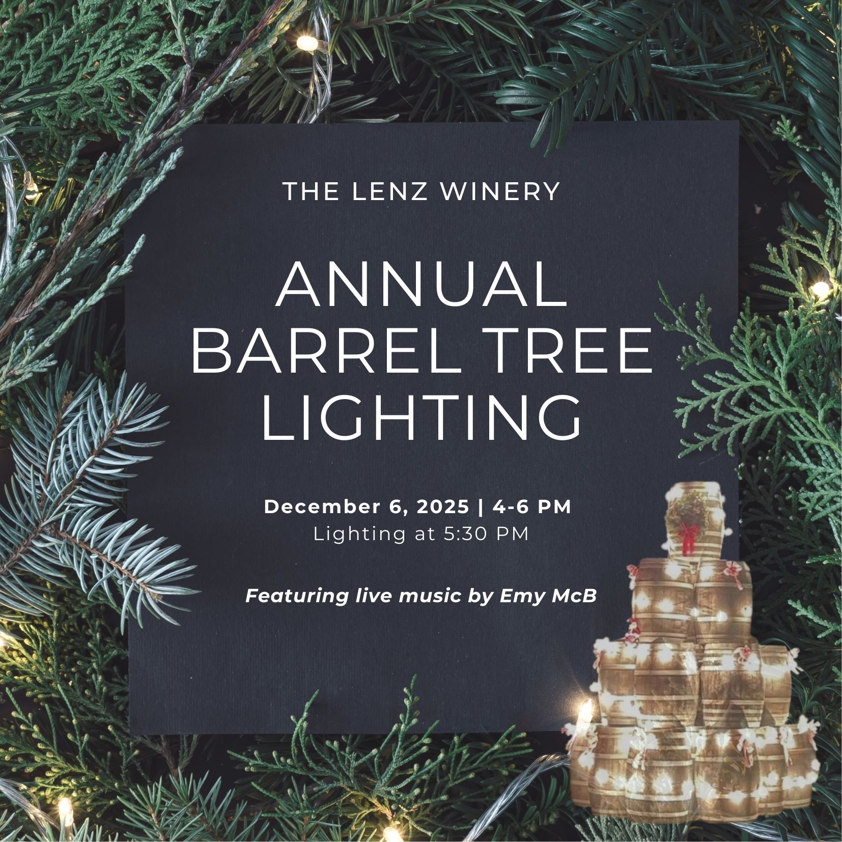 Annual Barrel Tree Lighting