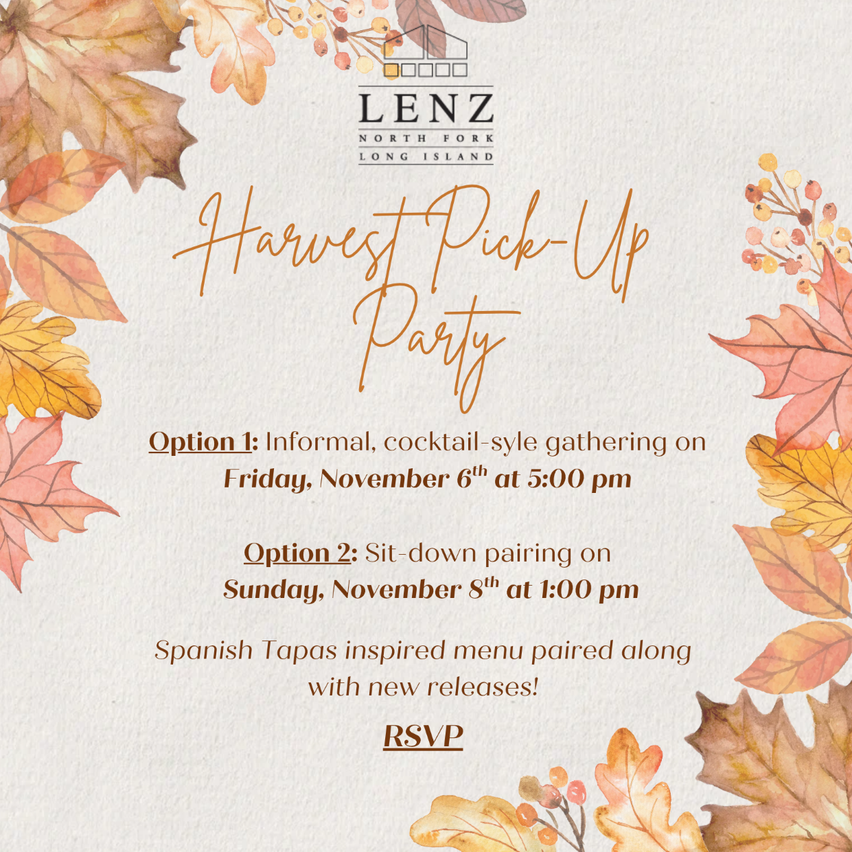 Wine Club Pick-Up Party